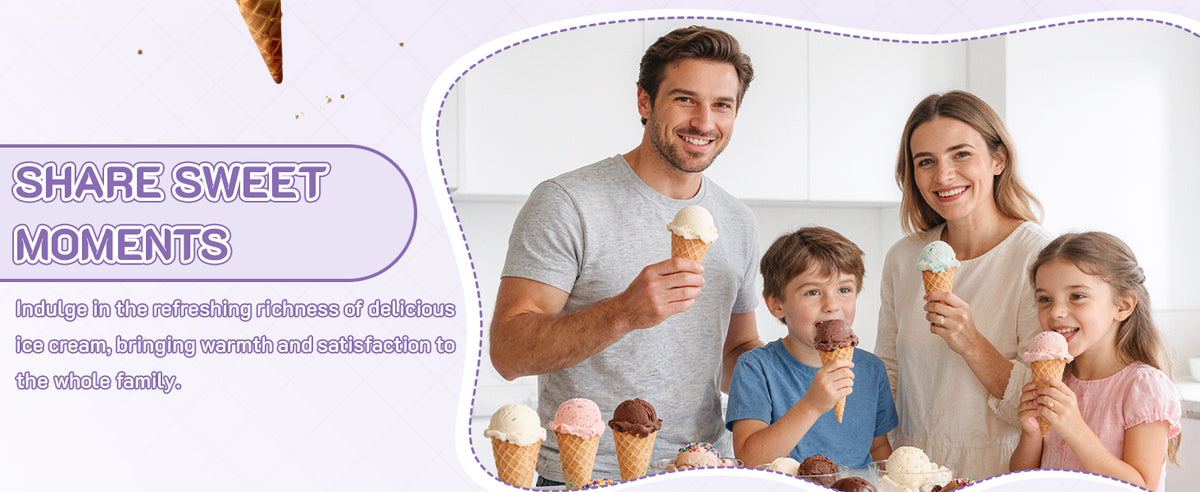Ice Cream Maker Attachment for  Stand Mixer, Fits 4.5Qt and Larger  Mixers, 2 Quart Frozen Yogurt, Sorbet & Gelato Ice Cream Bowl by
