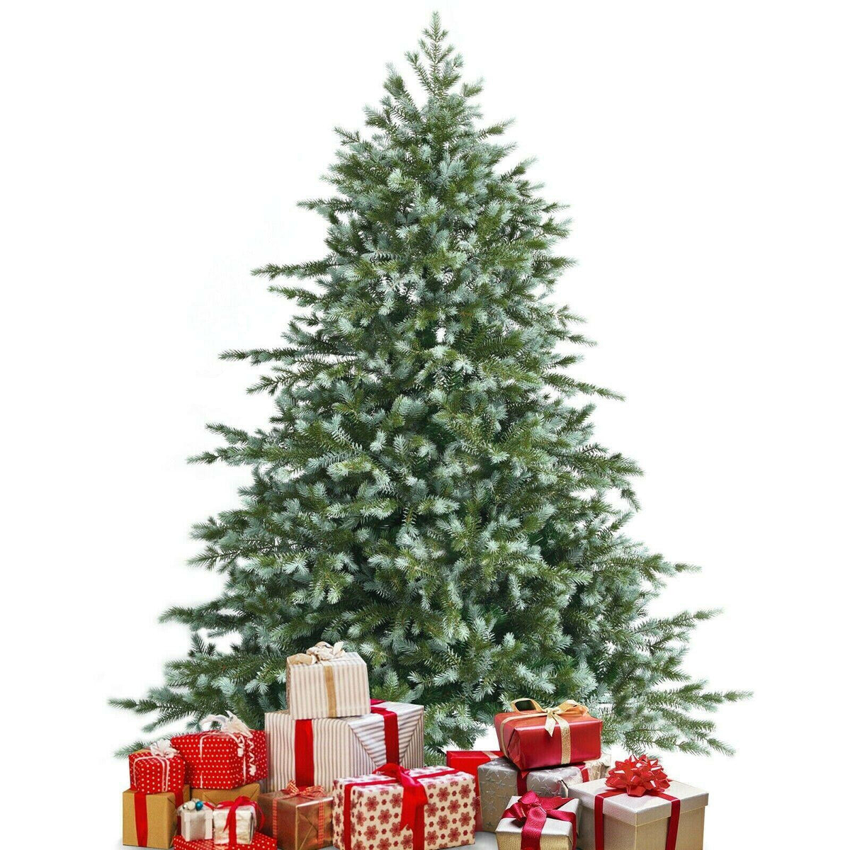 6ft Artificial Christmas Tree Holiday Season Indoor Outdoor Green White Branches