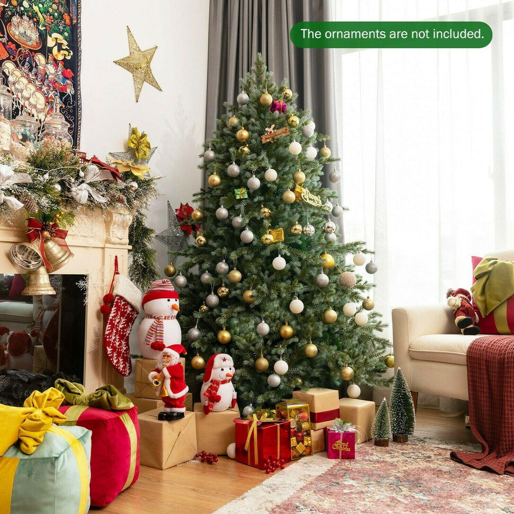 6ft Artificial Christmas Tree Holiday Season Indoor Outdoor Green White Branches