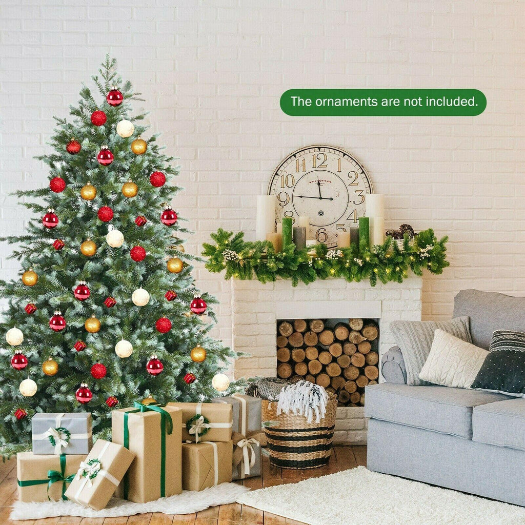 6ft Artificial Christmas Tree Holiday Season Indoor Outdoor Green White Branches