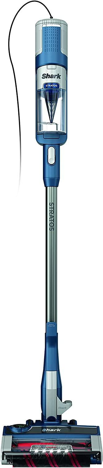 Shark HZ3002 Stratos Ultralight Corded Stick Vacuum with DuoClean PowerFins HairPro, Self-Cleaning Brushroll, &amp; Odor Neutralizer Technology, Navy