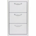 Blaze 16-Inch Stainless Steel Triple Access Drawer