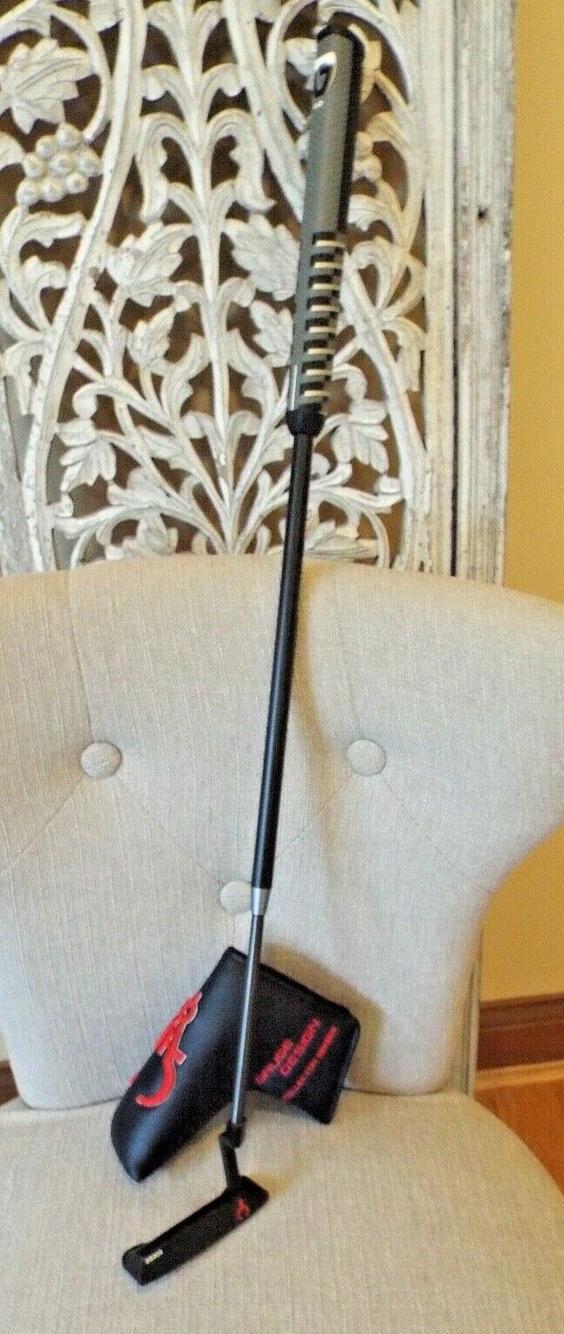 Gauge Design Putter (Whitlam) Crazy Caliper SS303 - Stability Shaft - Gravity Grip - 34.5" - Rare