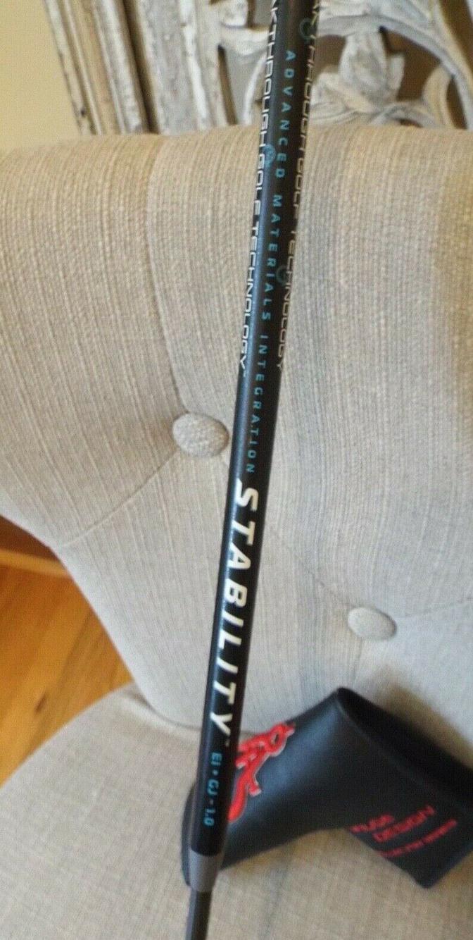 Gauge Design Putter (Whitlam) Crazy Caliper SS303 - Stability Shaft - Gravity Grip - 34.5" - Rare