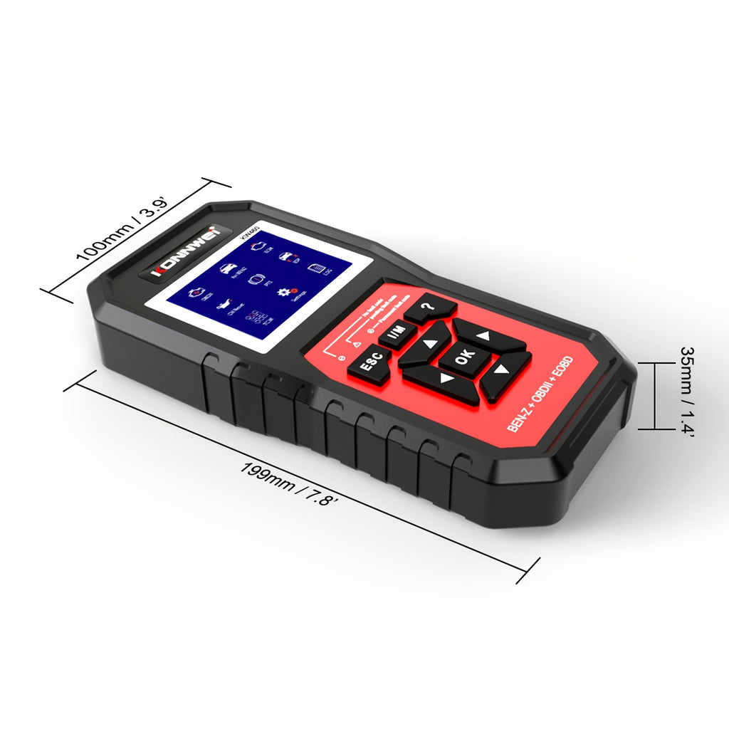 KONNWEI Car Obd2 Scanner For Mercedes-Benz, ABS Airbag Oil ABS EPB DPF SRS TPMS Reset Full Systems Diagnostic Tool EOBD Inspection Tester Tools