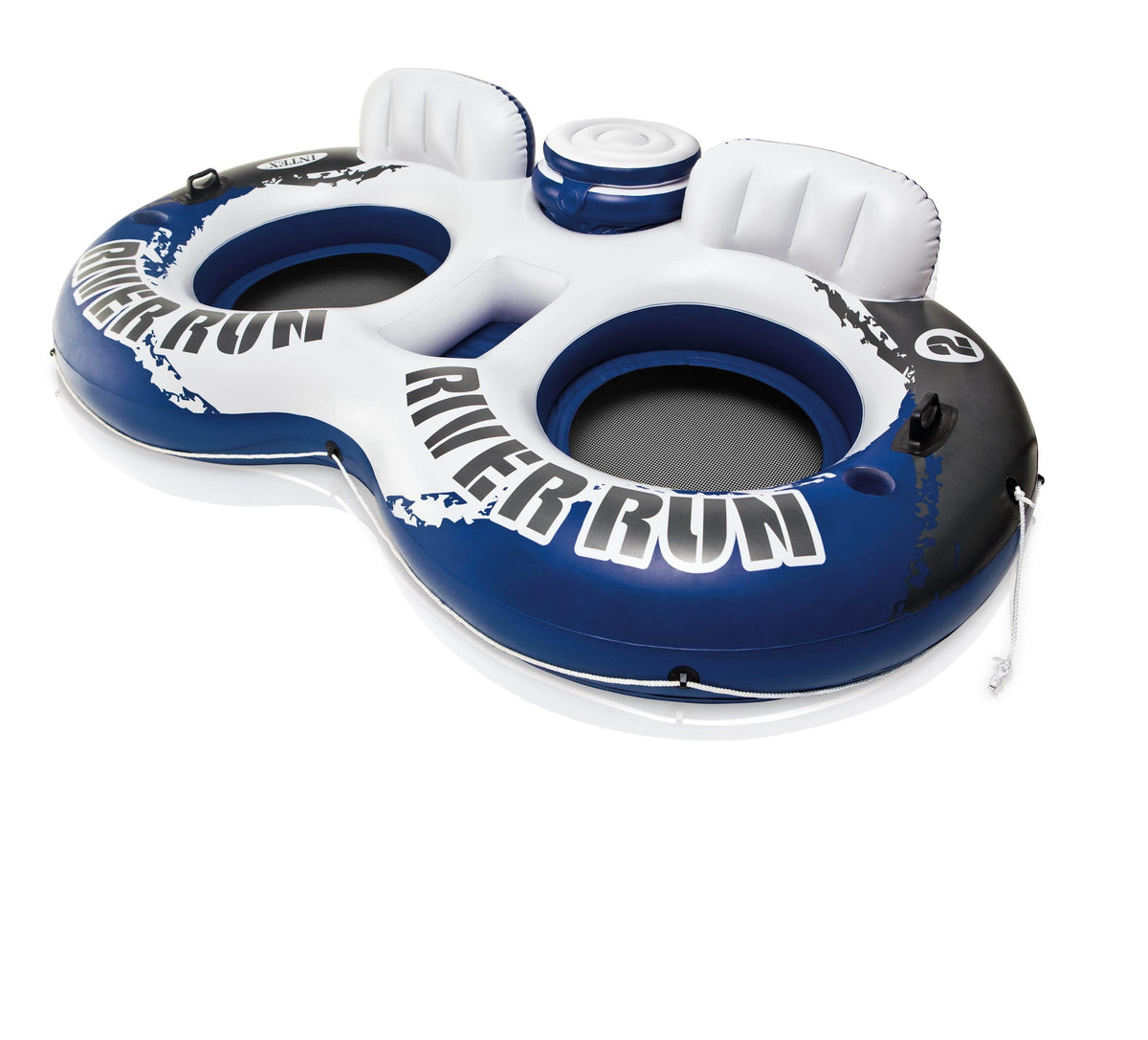 River Run II Inflatable 2 Person Pool Tube Float w/ Cooler (18 Pack)