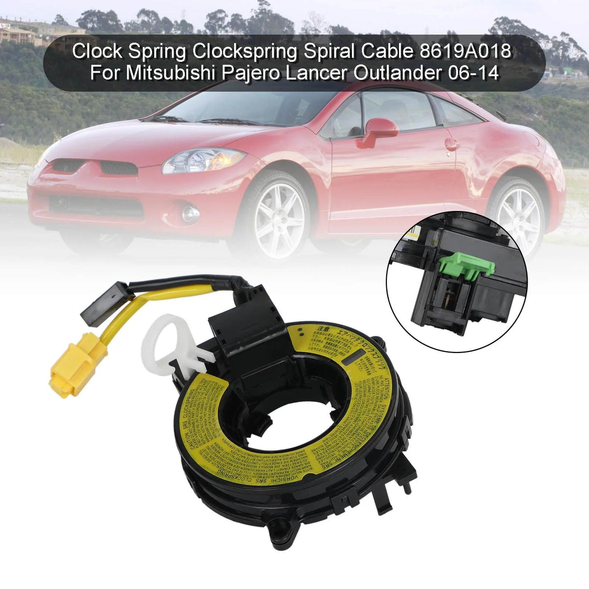 Mitsubishi Lancer 2006-2013 Clockspring Spiral Cable 8619A018 A0153A0017 Generic