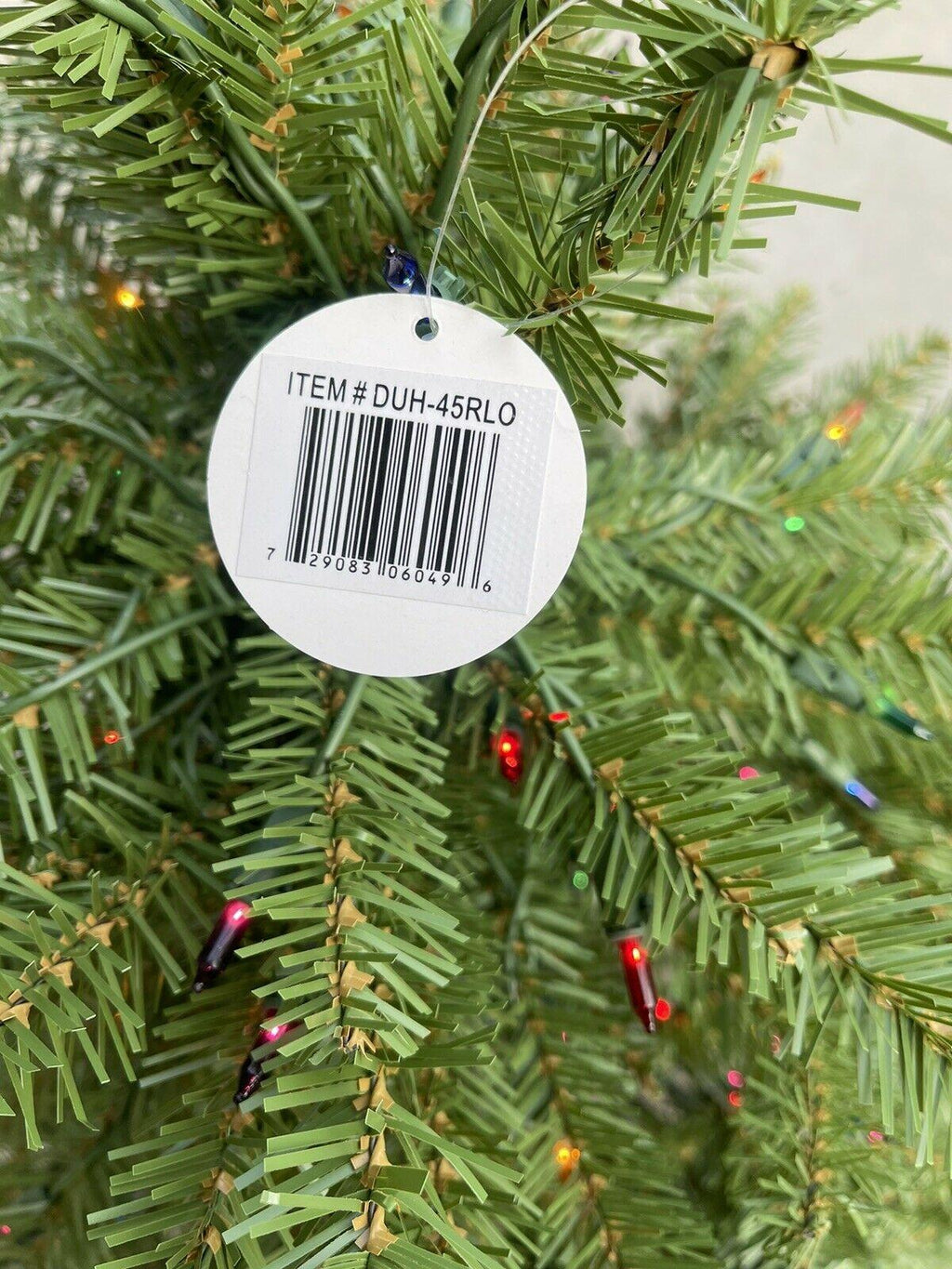 National Tree Company Dunhill Fir 4.5 Foot Christmas Tree with Lights (Open Box)