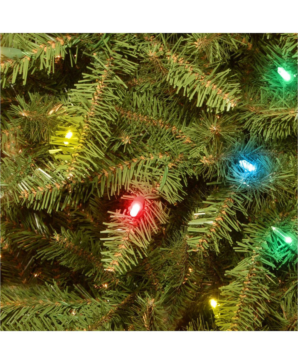 National Tree Company Dunhill Fir 4.5 Foot Christmas Tree with Lights (Open Box)