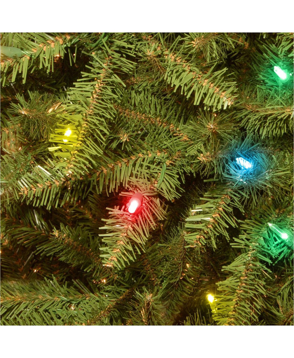 National Tree Company Dunhill Fir 4.5 Foot Christmas Tree with Lights (Open Box)