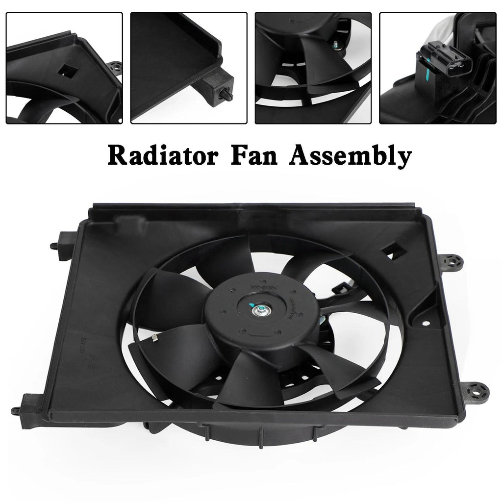 2012 Honda Civic GX, Si HFP Left+Right Radiator Cooling Fan 19030RSJE01 HO3115158 19030R1AA01 38616R1AA01 38615-RZA-A02 Generic