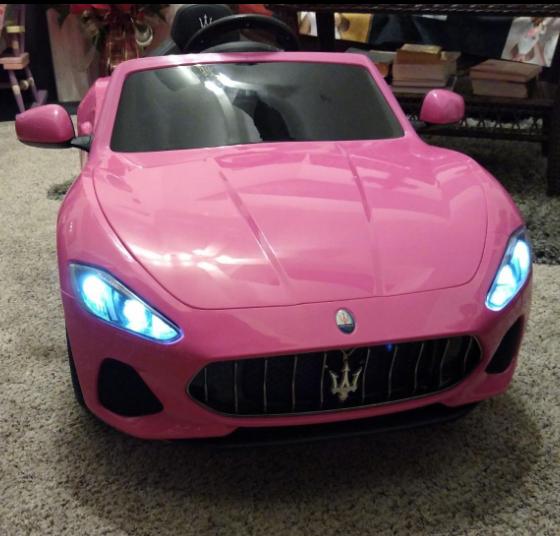 Uenjoy Maserati GranCabrio 12V Electric Kids Ride On Cars Motorized Vehicles with RC Remote Control, Wheels Suspension, MP3 Player, Lights