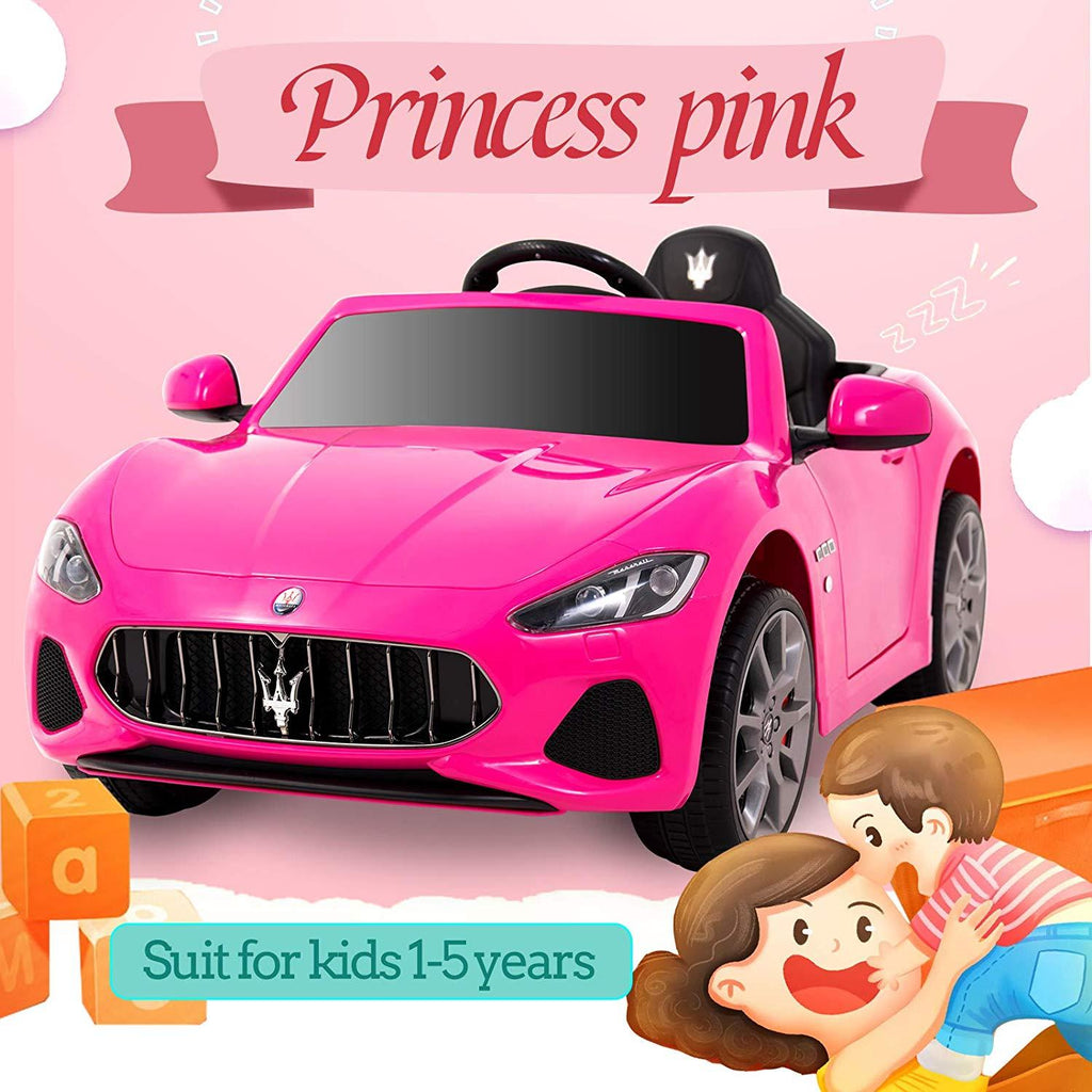 Uenjoy Maserati GranCabrio 12V Electric Kids Ride On Cars Motorized Vehicles with RC Remote Control, Wheels Suspension, MP3 Player, Lights