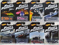 Hot Wheels Fast and Furious Set of 8 2016 Exclusive Limited Edition 1:64 Scale Collectible Die Cast Metal Toy Car Model