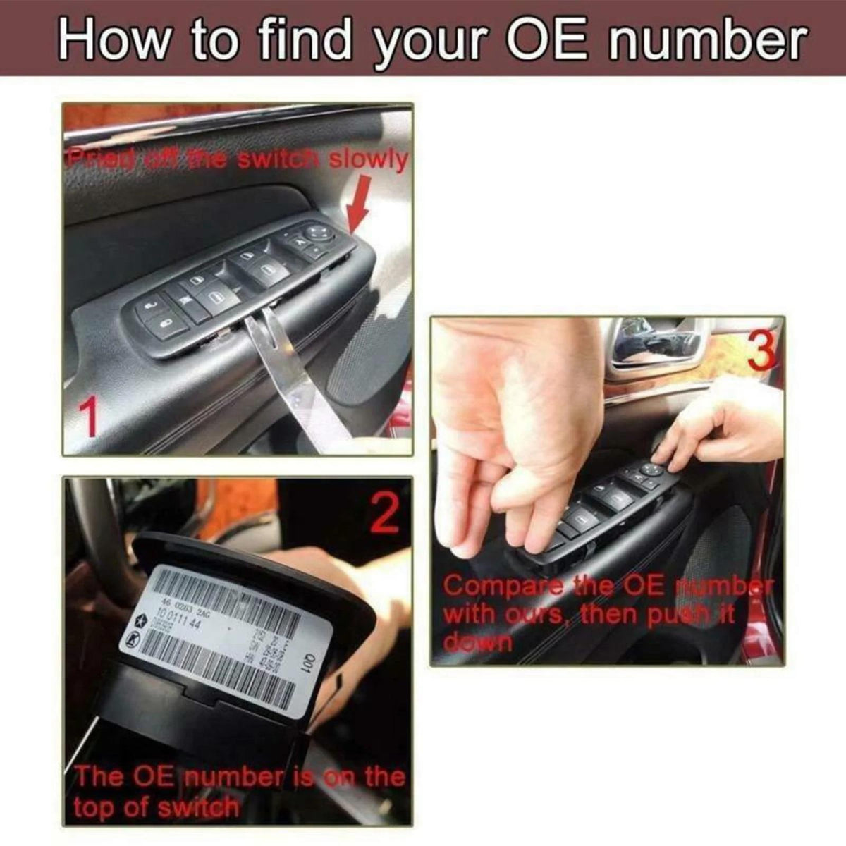 2007-2015 Nissan Navara D40 Electric Power Window Switch Control 25401EB30B Fits Generic