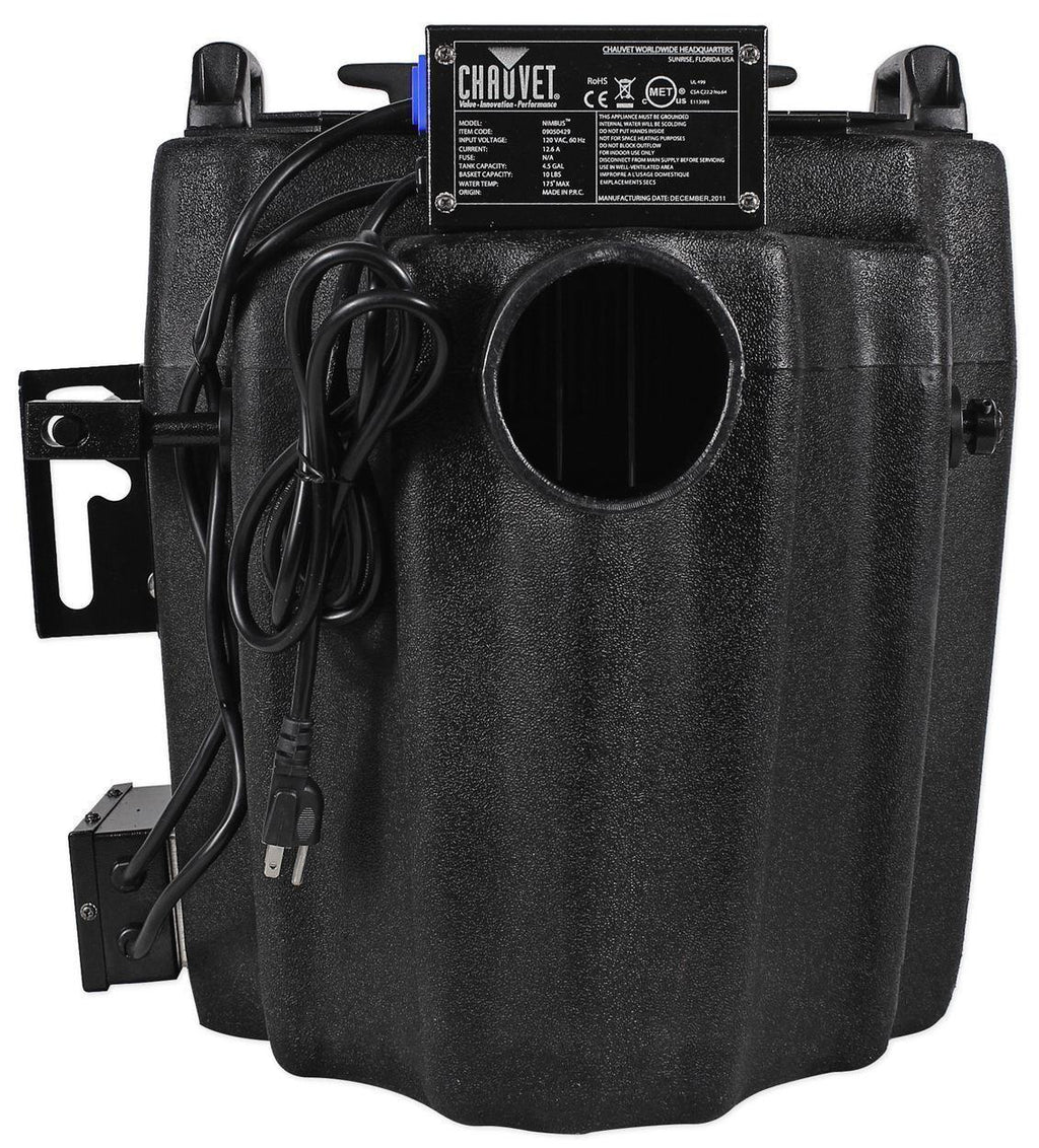 Chauvet DJ Nimbus Plug/Play Dry Ice Fog Machine+Nimbus Cart+2 Strobe Lights