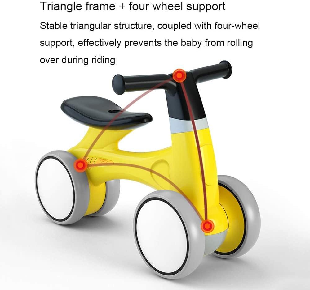 JLFSDB Kids Bike BMX Bike for Kids Boys Girls Bicycle Baby  Bike, Cute Toddler Bikes 12-36 Months Gifts for 1-3 Year Old Girl Bike to Train Baby from Standing to Running Silent &amp; Soft