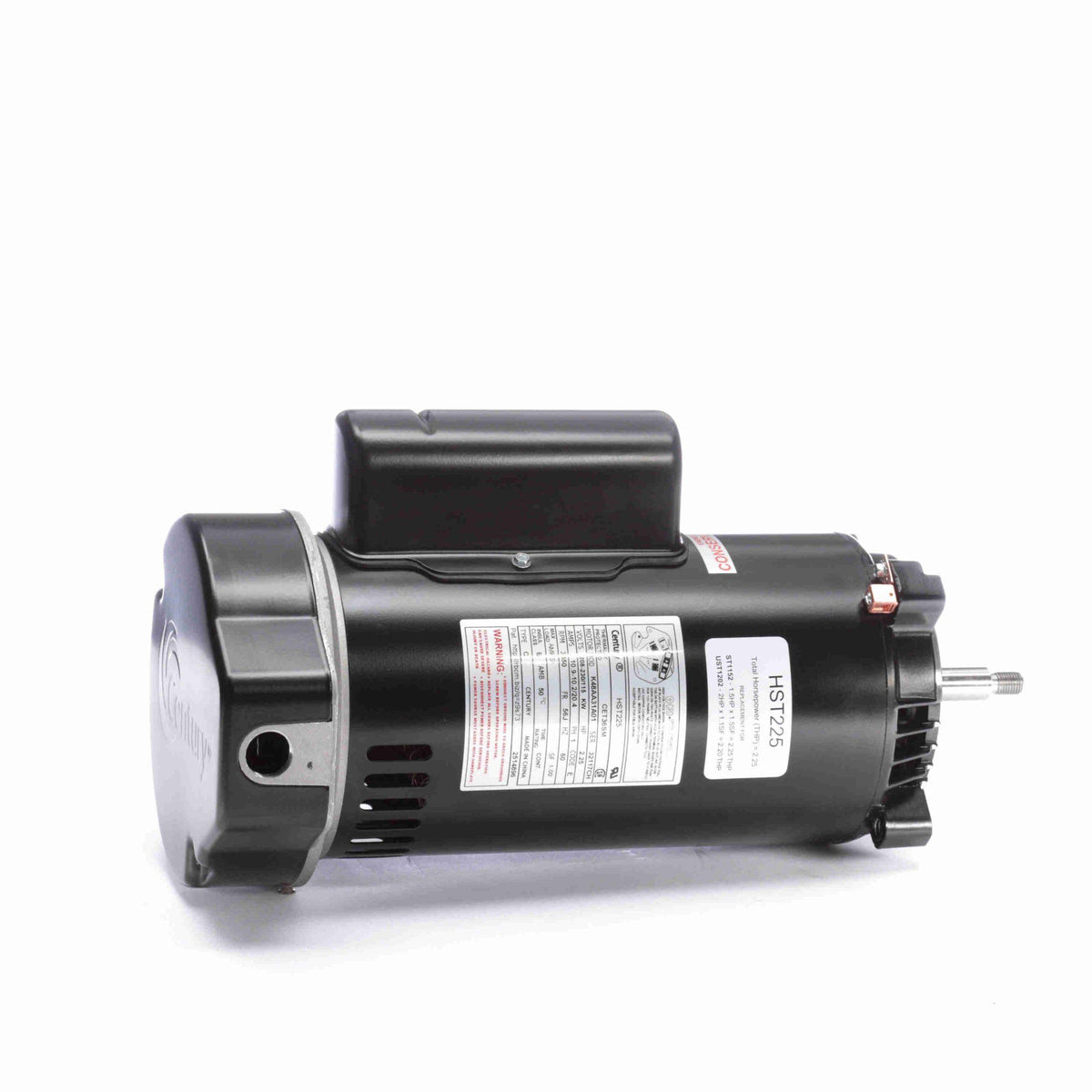 2.25 hp round threaded shaft horizontal pool pump motor