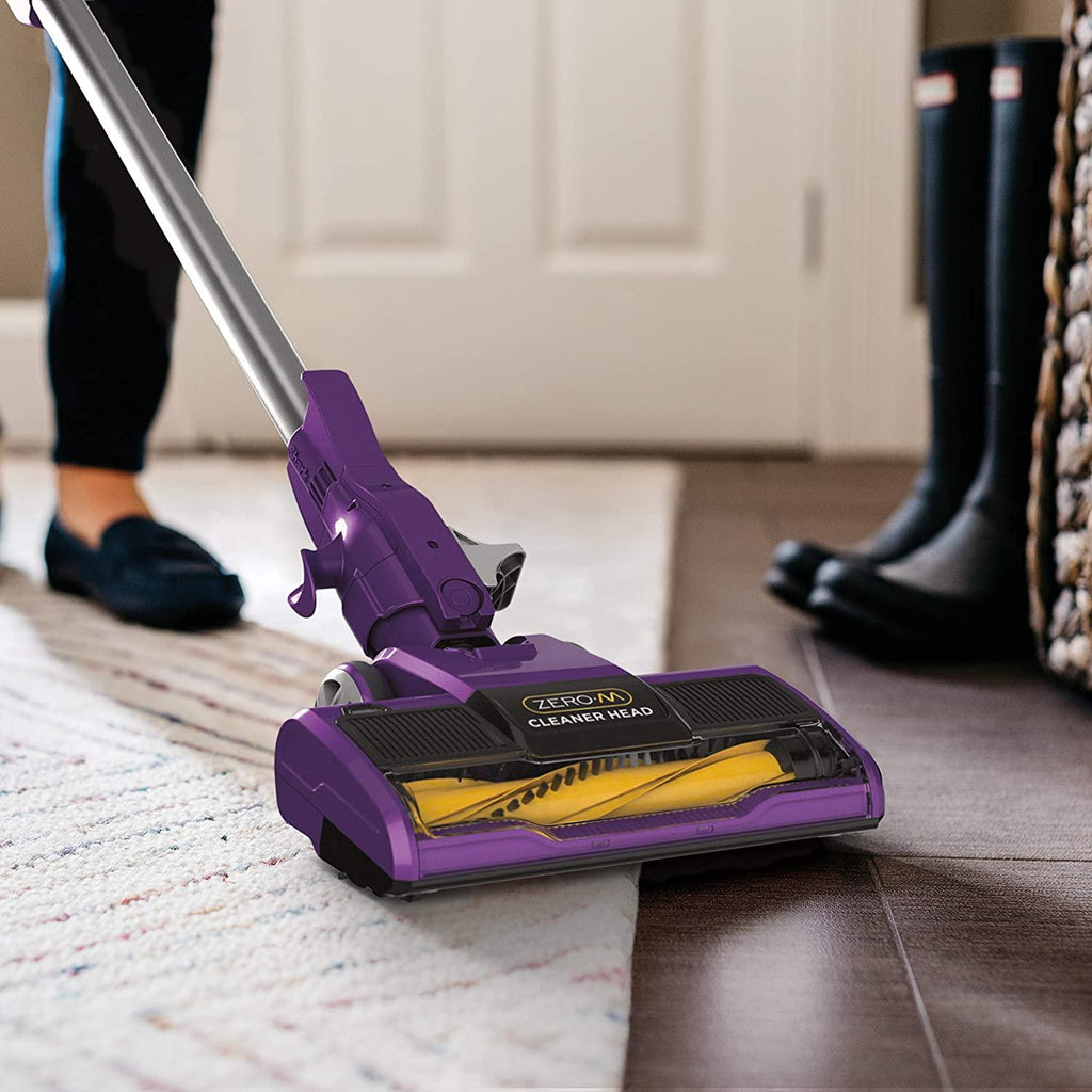 Shark ZS351 Rocket Corded Ultra-Light Vacuum with Zero-M Anti-Hair Wrap Technology, XL Dust Cup, Hand Vacuum Mode, &amp; Swivel Steering, Plum Purple