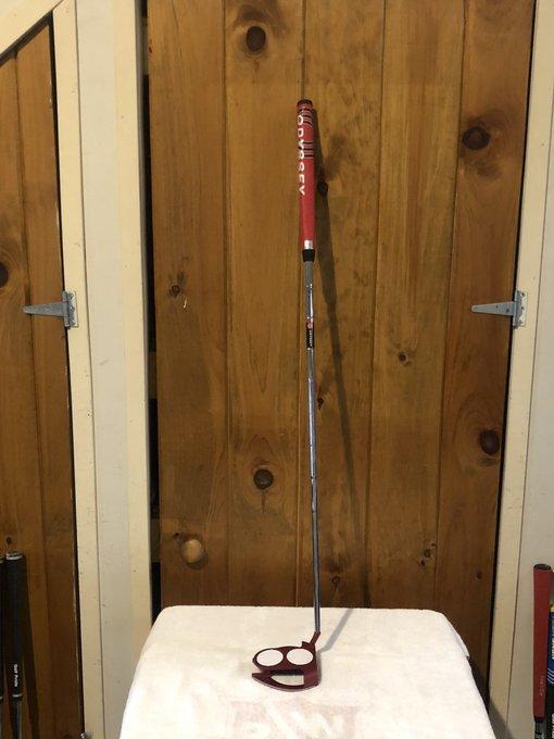 Used Men's Odyssey Right Handed Mallet O-Works 2-Ball Putter 35"