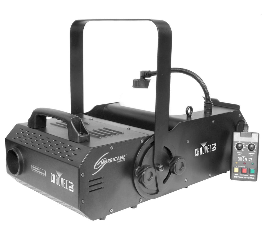 Chauvet DJ Hurricane 1800 H1800 FLEX DMX Fog/Smoke Pro Machine w/Timer Remote