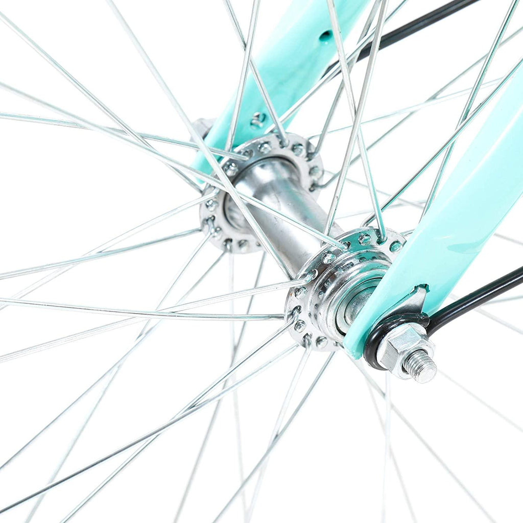 Womens Beach Complete Cruiser Bike, Women 26 Inch Bike for Women Single Speed Bike Comfortable Commuter,26-inch Wheels Classic Retro Bicycles Beach Cruiser Bike