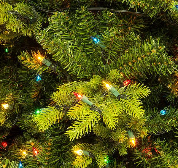 9' ft Bethlehem Noble Christmas Spruce Tree w/ Swift Lock &amp; Multi Light Function