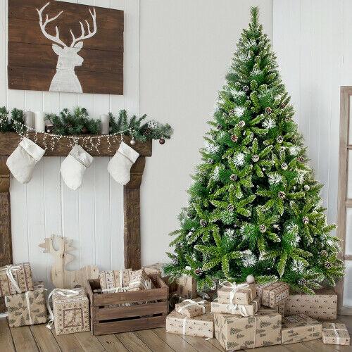7.4ft Christmas Tree, Easy Assembly, For Indoor And Outdoor Use.