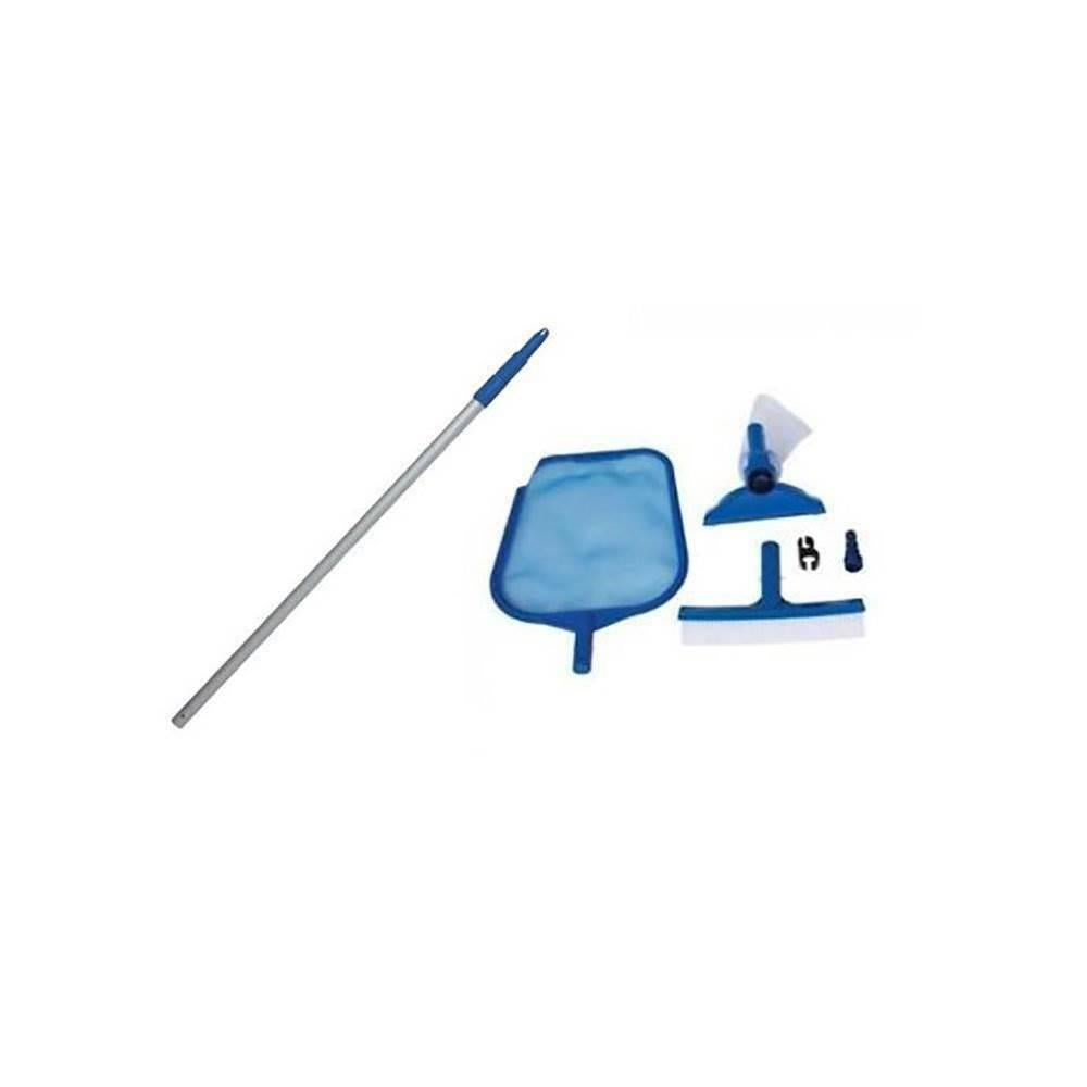 intex 1000 gph pool cartridge filter pump &amp; maintenance kit with vacuum skimmer