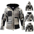 Autumn Winter Men's Hooded Coat Pocket Cardigan Sweater