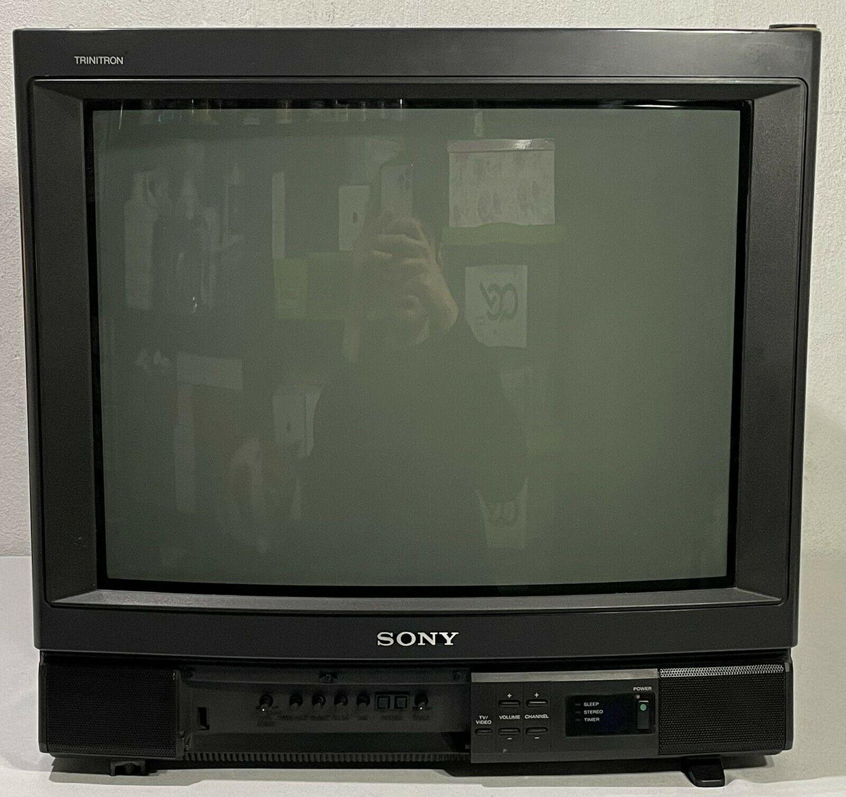 sony trinitron kv-20s20 20" color crt tv retro gaming television - works great!