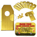 Robot Mower Blades Compatible with  – 30 Replacement Blades with Screws, Durable  Steel for Clean &amp; Precise Lawn Cutting