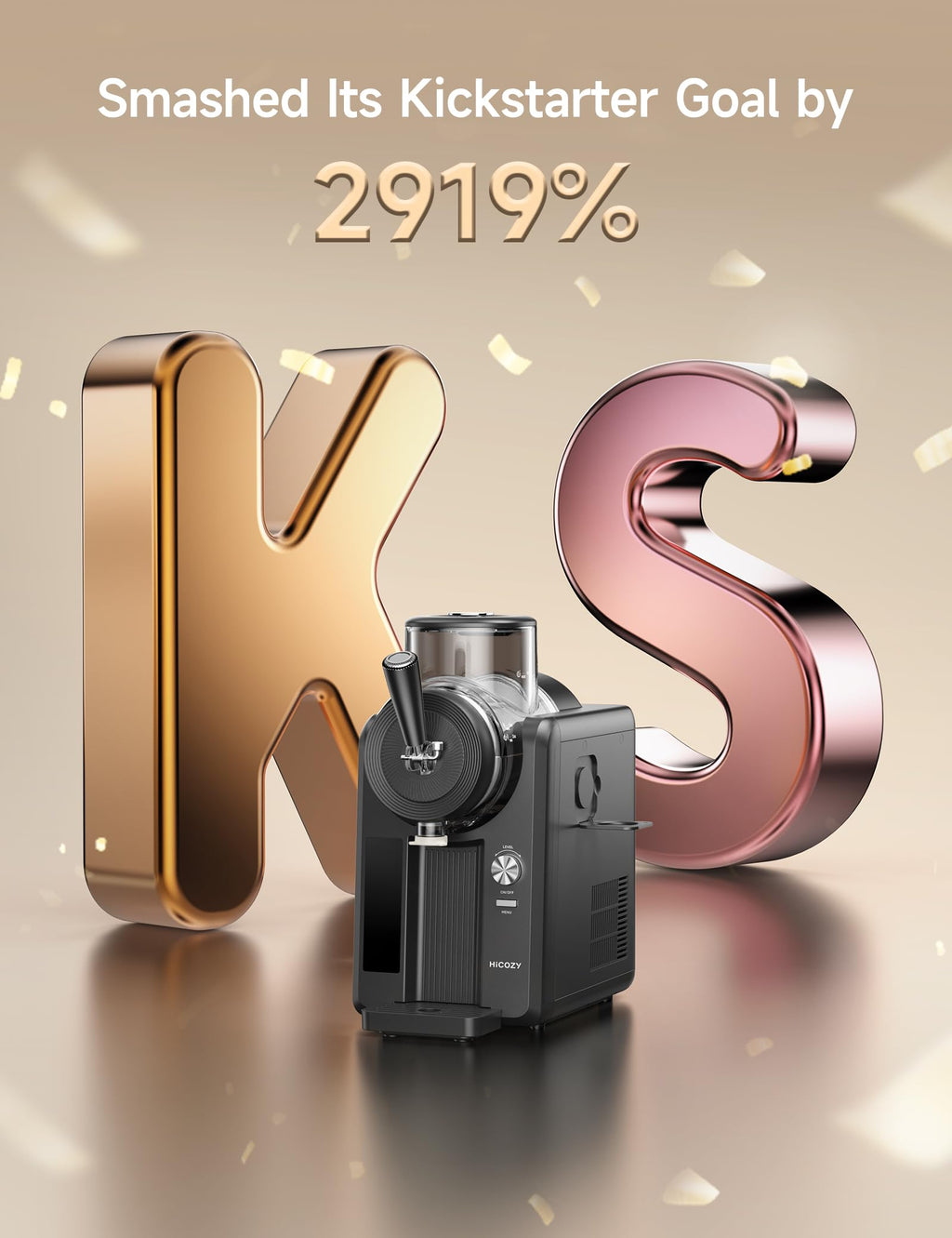 F3 Slushie Machine & Soft Serve Ice Cream Machine, Ice Cream Maker, No Ice Needed, Self-Cleaning, 5 Presets for Soft Serve, Frozen Drink, Milk Shake, Margaritas, Frappés and More