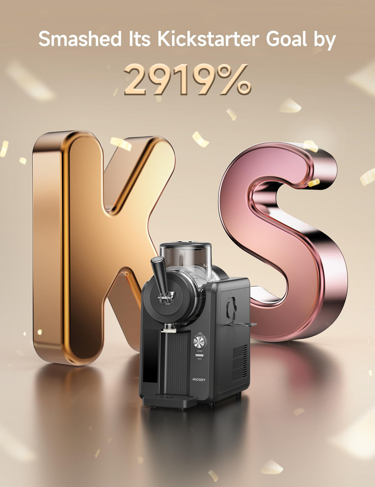 F3 Slushie Machine & Soft Serve Ice Cream Machine, Ice Cream Maker, No Ice Needed, Self-Cleaning, 5 Presets for Soft Serve, Frozen Drink, Milk Shake, Margaritas, Frappés and More