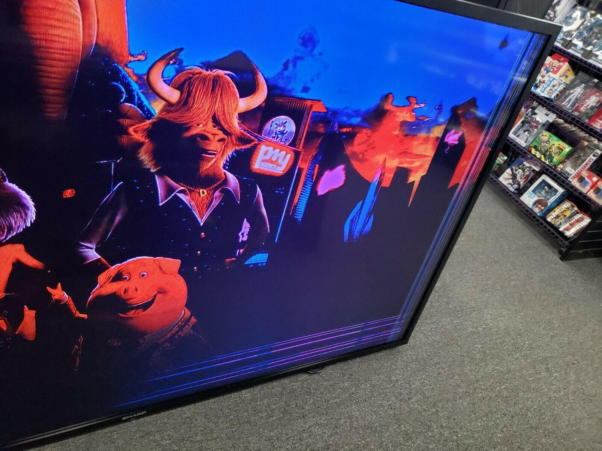 sharp aquos lc-90le657u 90" 1080p liquid crystal tv - for parts or repair only