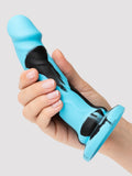 Lifelike Lover Luxe Realistic Multicoloured Silicone Dildo 7 Inch, Blue | Blue