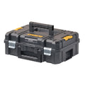 Tool Box TSTAK II, 13 In. Flat Top Tool StoraCase, Stackable Organizer Hard Case Portable Toolbox, Heavy Duty, Holds Up To 66 lbs (DWST17807)