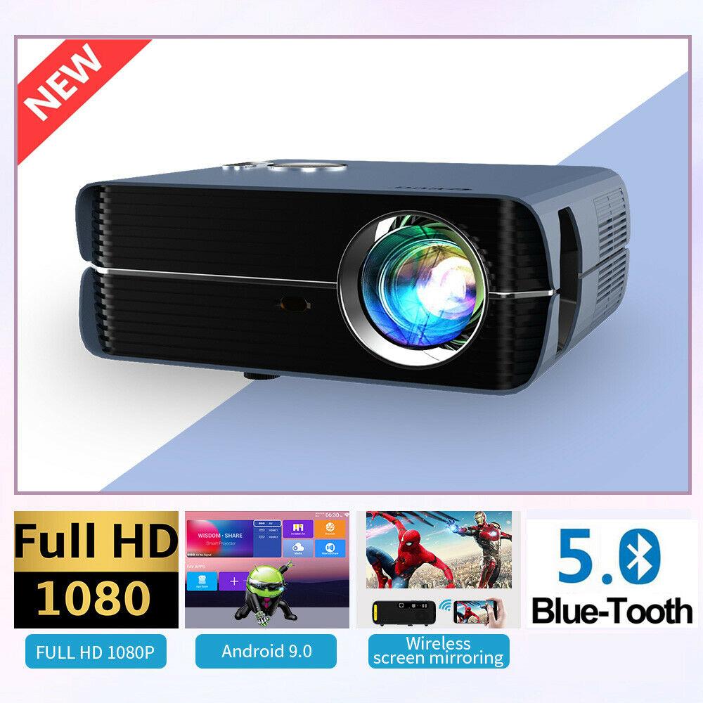 eug 7000lms android 9.0 projector native 1080p proyector bt5.0 airplay video tv
