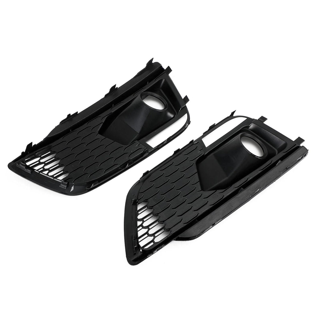 2018-20 RSQ5 Audi Q5 SQ5 SUV Black Front Honeycomb Fog Lamp Grilles Cover Generic