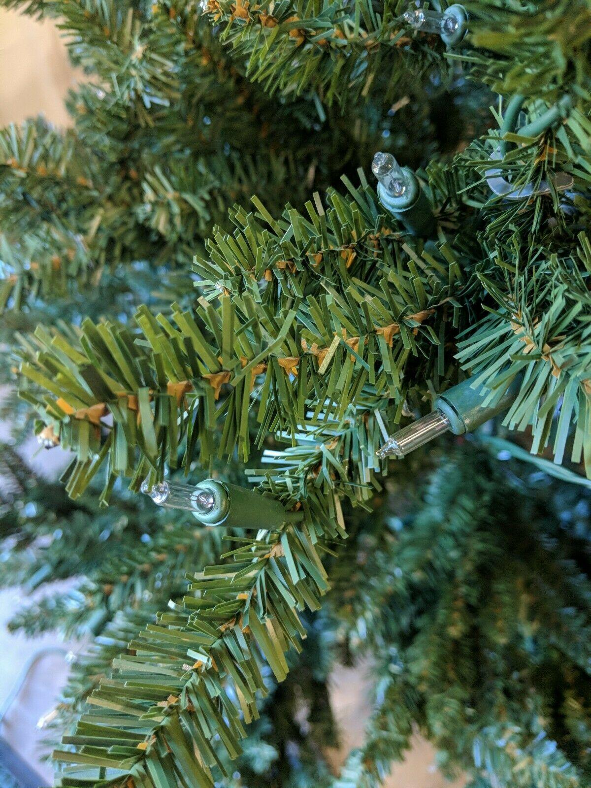 Open Box Balsam Hill Adirondack Spruce 6' Tree with Clear LED Lights Christmas