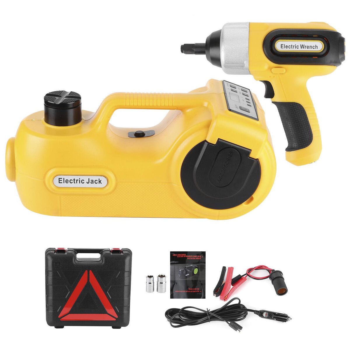 Car Lift Electric Hydraulic Floor S 5 Ton 12V 5T With Impact Wrench Set