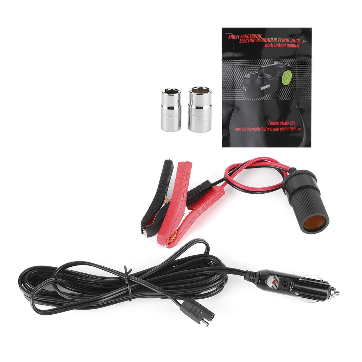 Car Lift Electric Hydraulic Floor S 5 Ton 12V 5T With Impact Wrench Set
