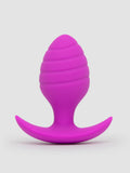 Lovehoney Booty Bliss Bulbous Silicone Textured Butt Plug, Purple