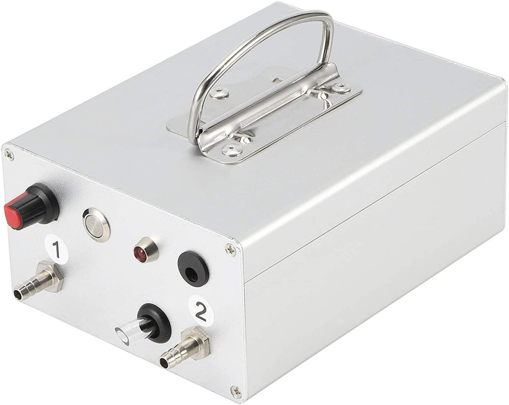 electric pulsation milking machine, large suction pulsation charging electric milking machine, milking vacuum pump pneumatic pulsator farm supplies for sheep, cows, horses(us plug)