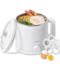 3-Cup Uncooked Rice Cooker Small - Ceramic Coating Non-Toxic Inner Pot, One-Touch Multifunction for Rice/Sauté/Yogurt, Dishwasher Safe, 1-3 People Size,  Steel