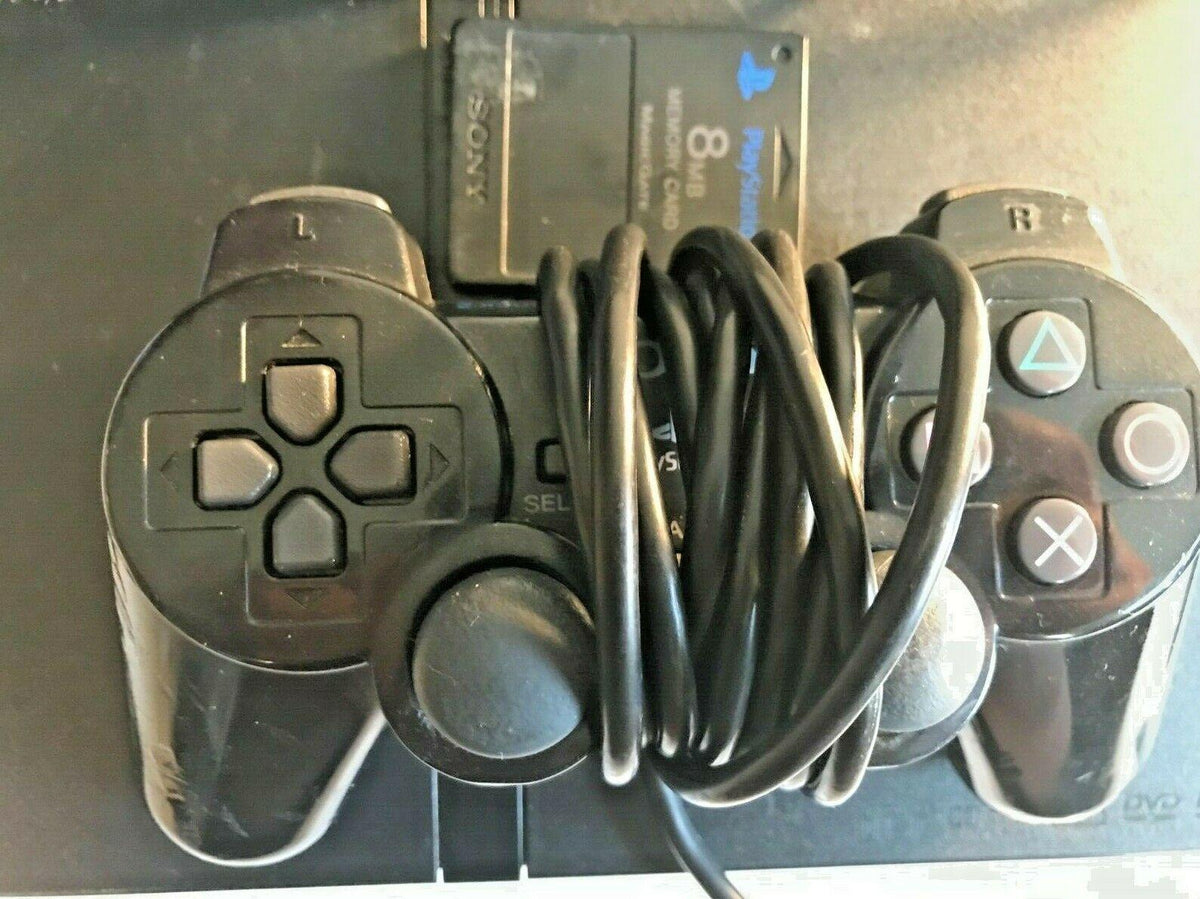 PS2 Slim: Black: With 10 Games