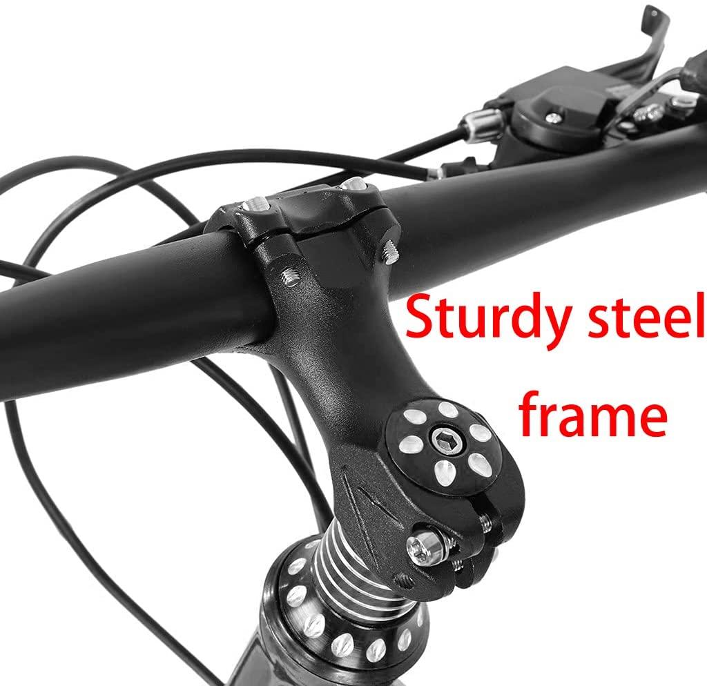 Micozy 26 inch Mountain Bike Mountain Bike Folding Bike Folding Bikes for Adults Foldable Bike Full Suspension Mountain Bike Unisex, 21 Speed 3 Spoke Magnesium Wheels, Fits 5'3''-6'1'', US in Stock