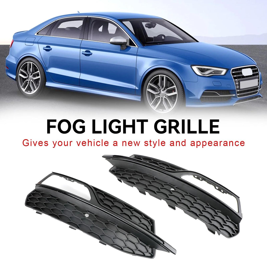 2013-2023 Audi S3 Lower Bumper Fog Light Cover Grill 8V3807681G 8V3807682G Generic