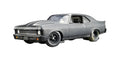 1969 Chevrolet Nova Blackout "1320 Kings" Satin Black Limited Edition to 570 pcs Worldwide 1/18 Diecast Model Car by GMP