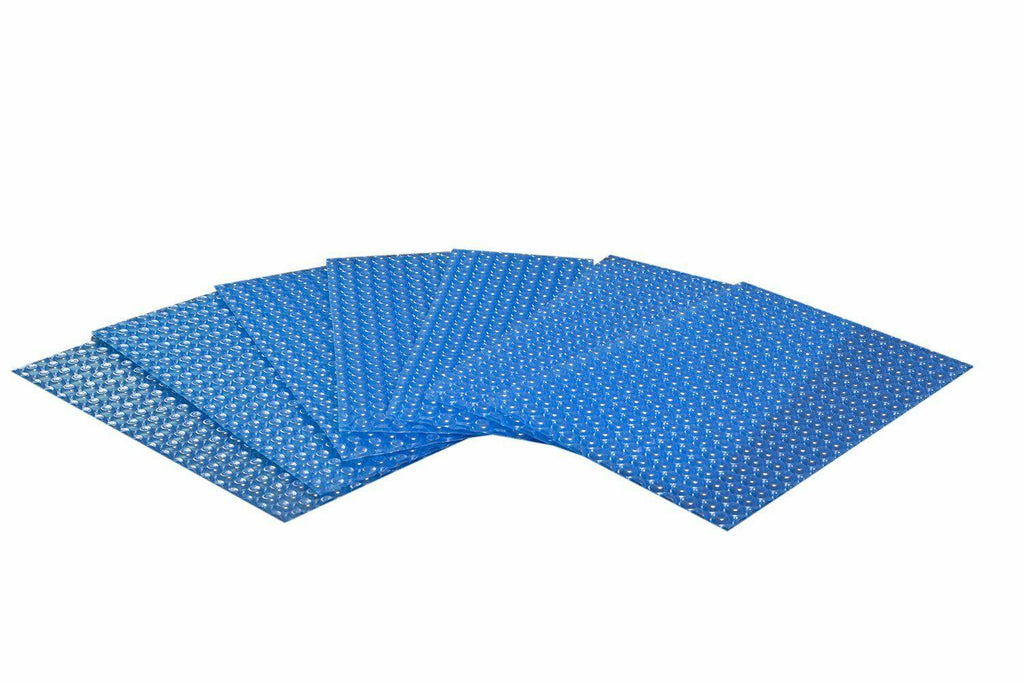 new resin blue swimming pool solar heater blanket evaporation above-ground